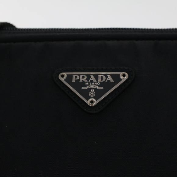 PRADA Tote Bag Nylon Black Auth bs5768 - Picture 10 of 16